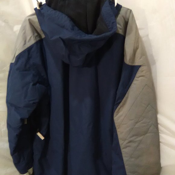 Decathlon Quechua Men's Hooded Winter/Ski Jacket Color Navy/Gray Size XL - Picture 7 of 8